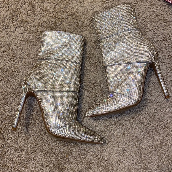 Steve Madden Winona Rhinestone Boots - Picture 1 of 4